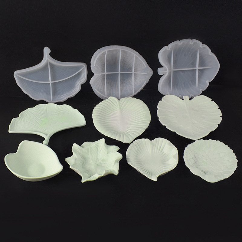 Art Craft Leaves - Plaster Cement DIY Leaf Dish Mold