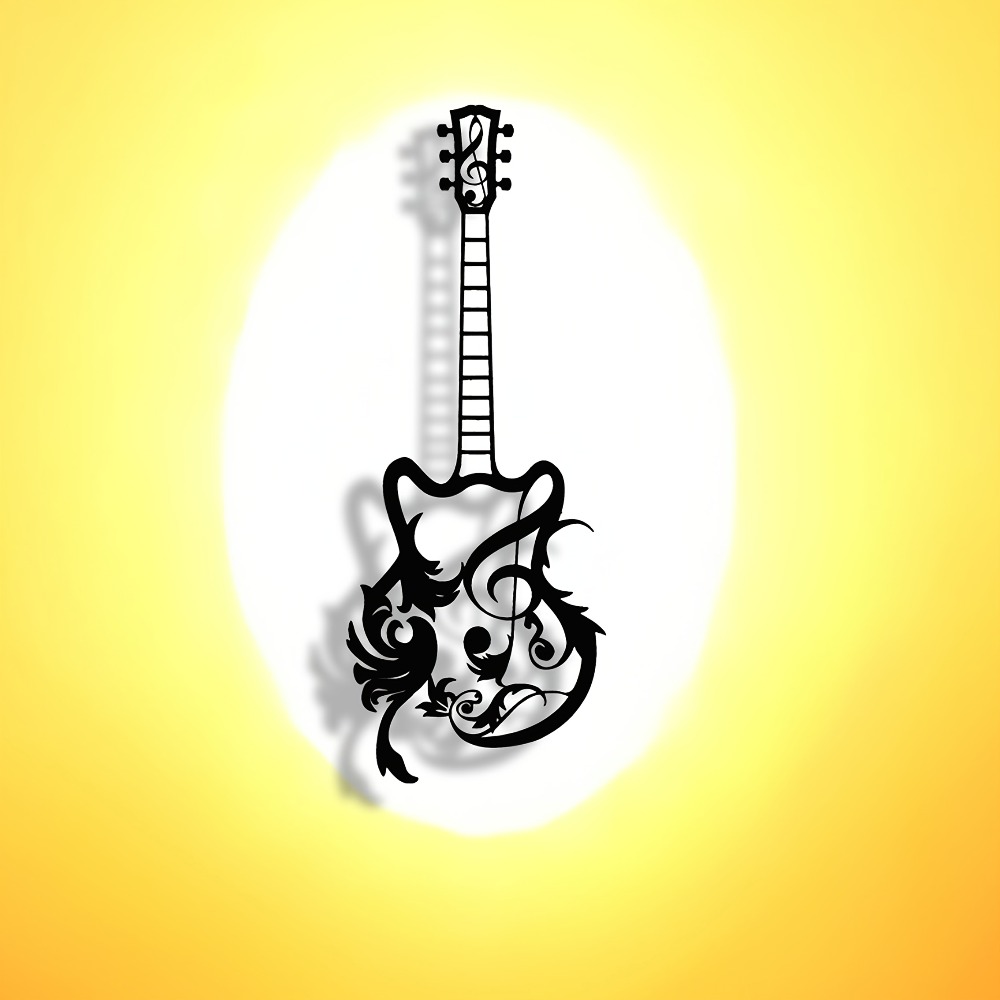 CIFbuy Forged Metal Guitar Wal - Art Craft Bar ulasan dan harga