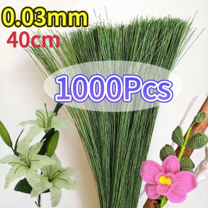 100-1000pcs Paper Floral Wire  - Art Craft Items ulasan dan harga
