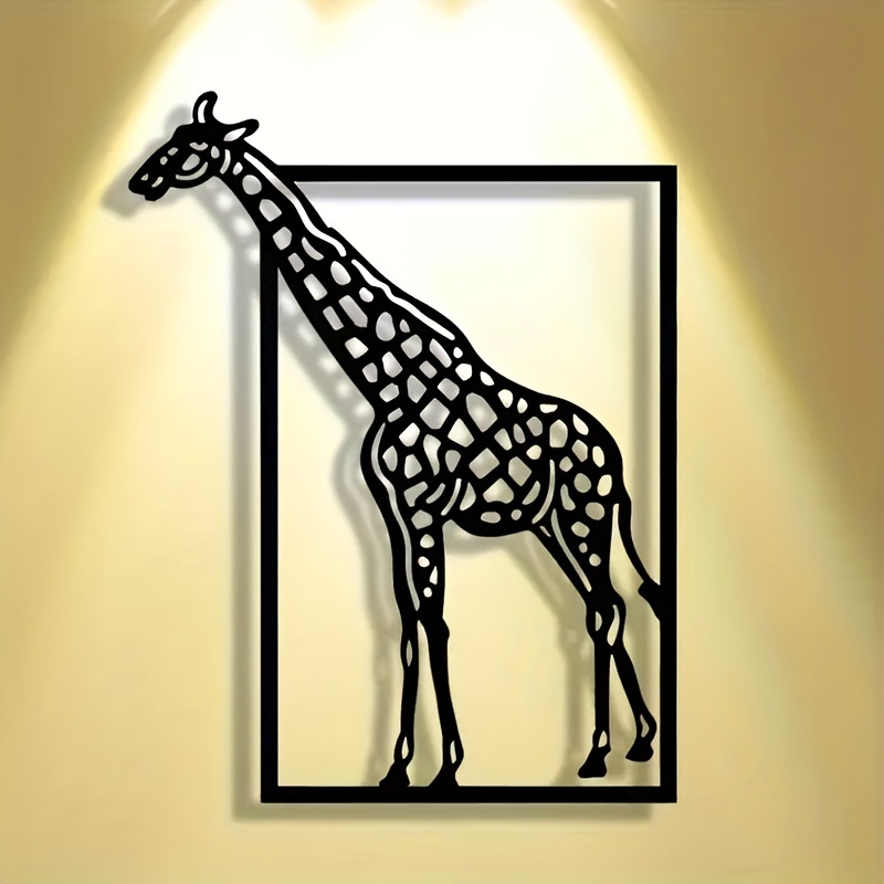 Abstract giraffe metal wall ar - Art Craft Bar ulasan dan harga