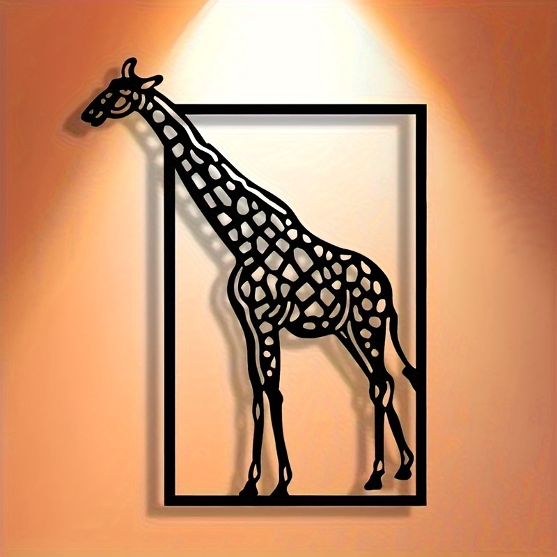 Abstract giraffe metal wall ar - Art Craft Bar ulasan dan harga