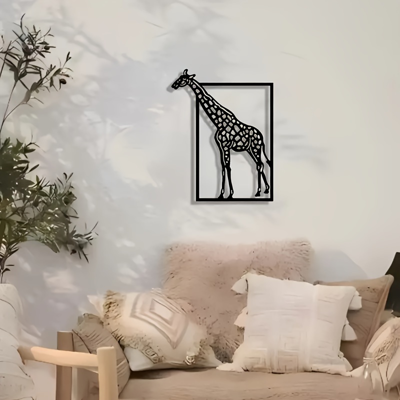 Abstract giraffe metal wall ar - Art Craft Bar ulasan dan harga