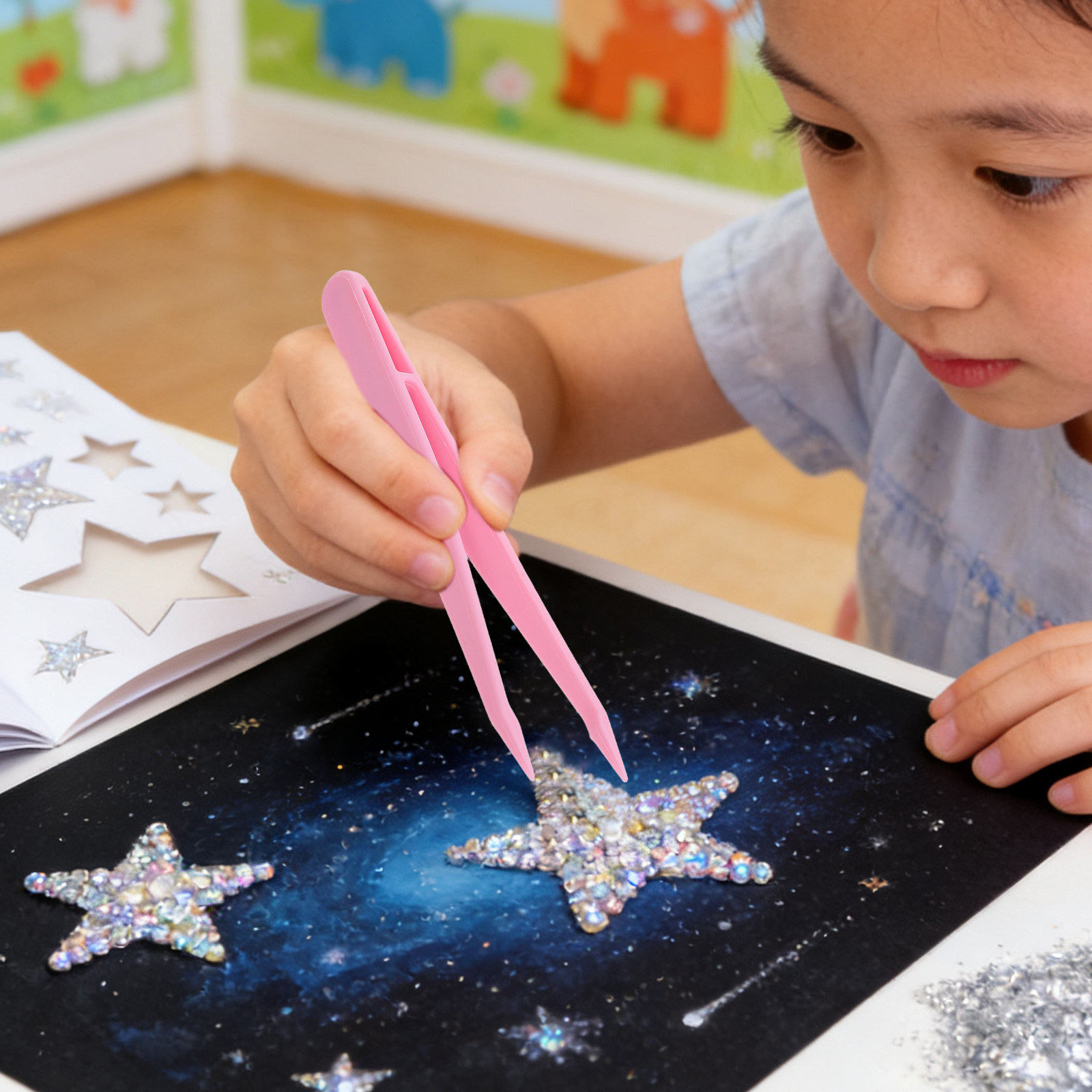 20Pcs Preschool Plastic Tweeze - Art Craft For Preschool ulasan dan harga