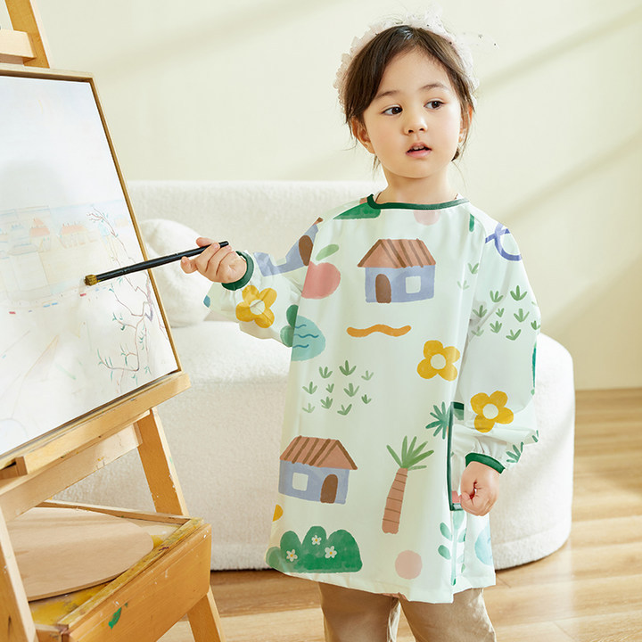 Children Waterproof Art Cover  - Art Craft For Preschool ulasan dan harga