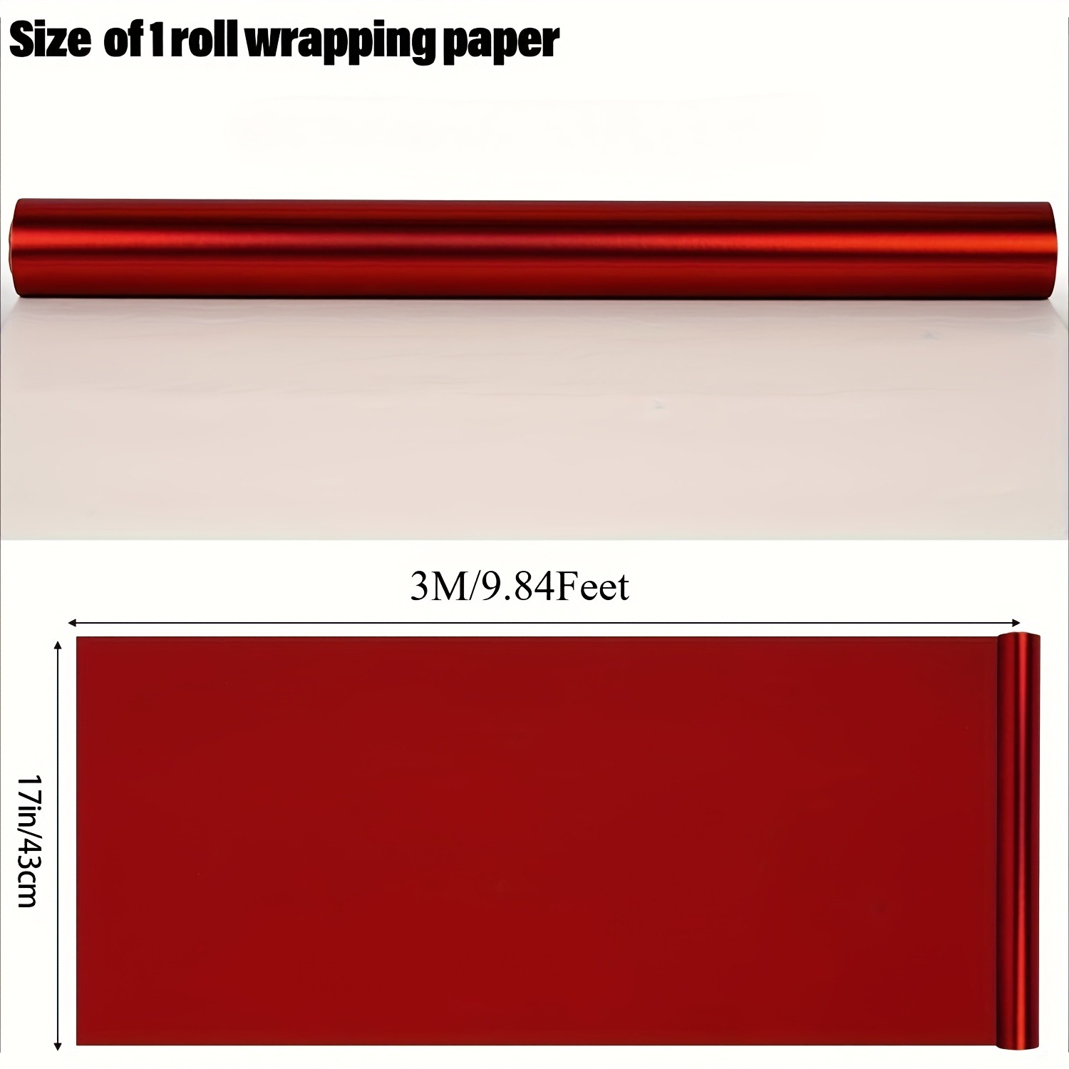 1 Roll of Pure Color Large Siz - Art Craft Items ulasan dan harga