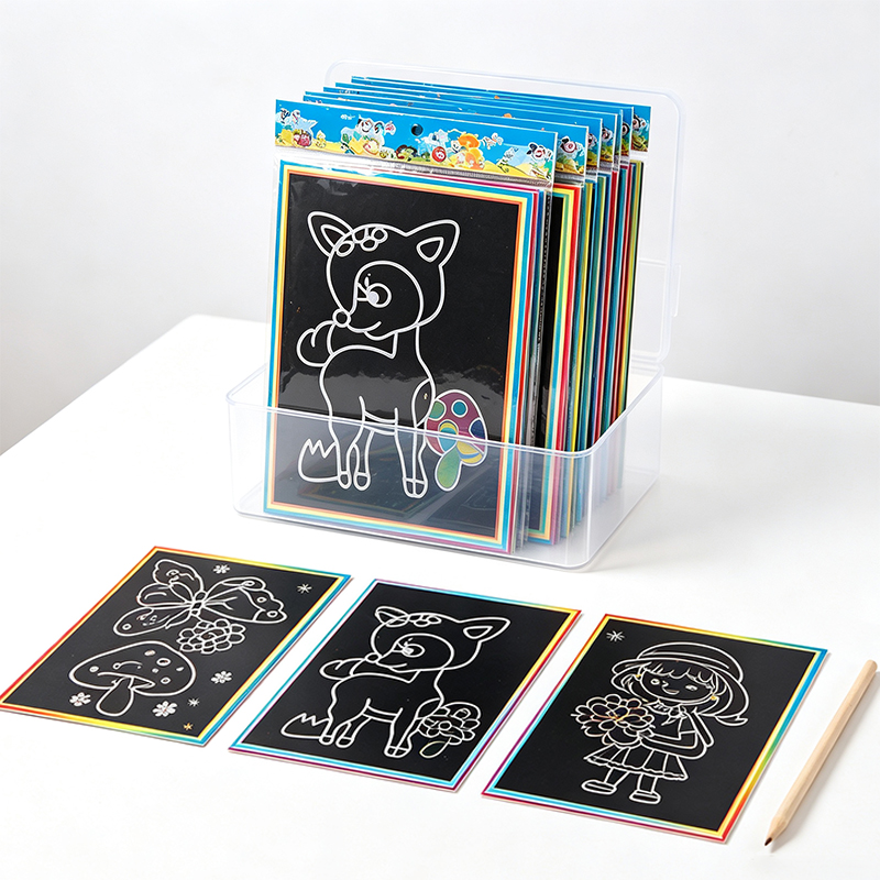 10/15/20Sheet Small Scratch Ar - Art Craft Stationery ulasan dan harga