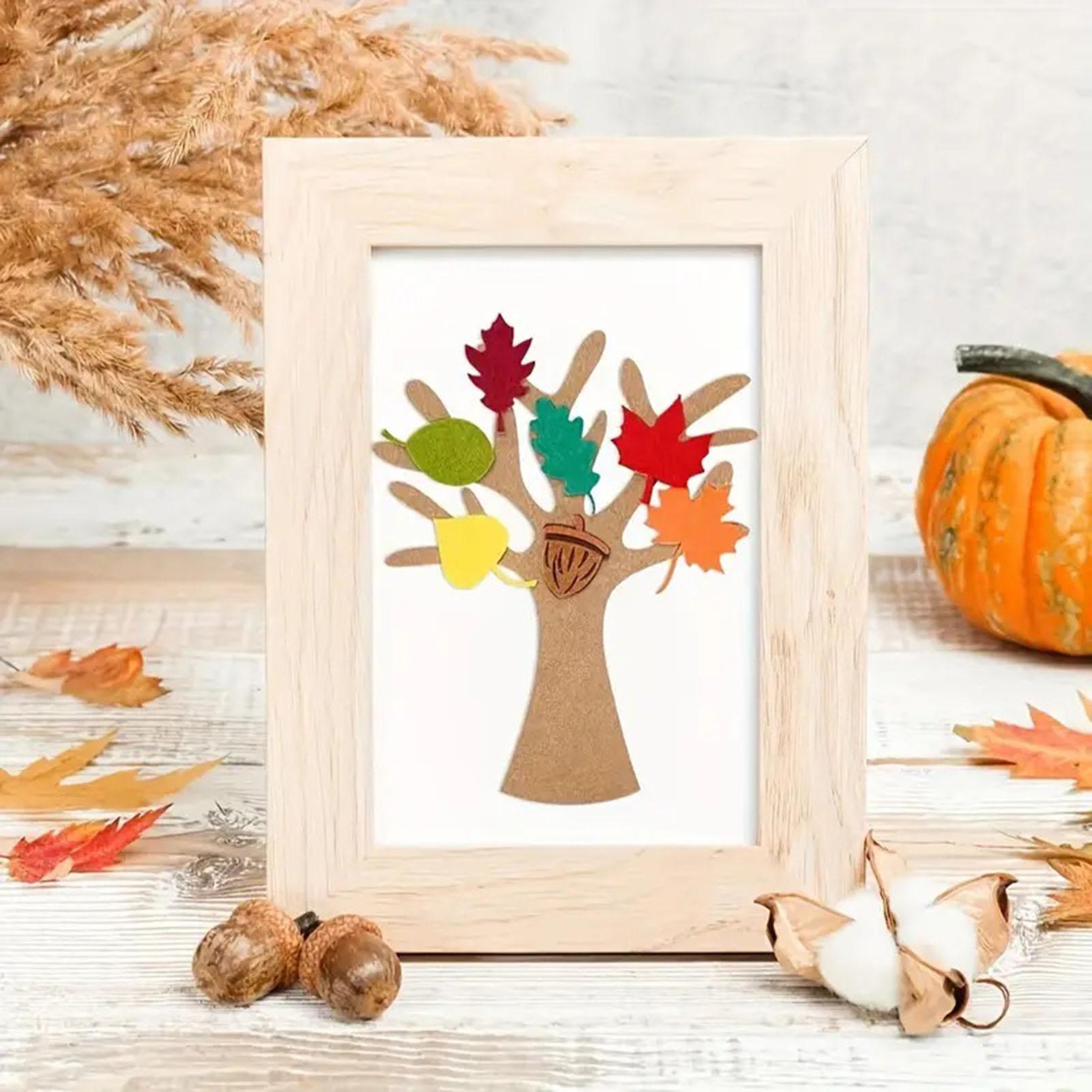 Felt Tree Thanksgiving Maple L - Art Craft Leaves ulasan dan harga