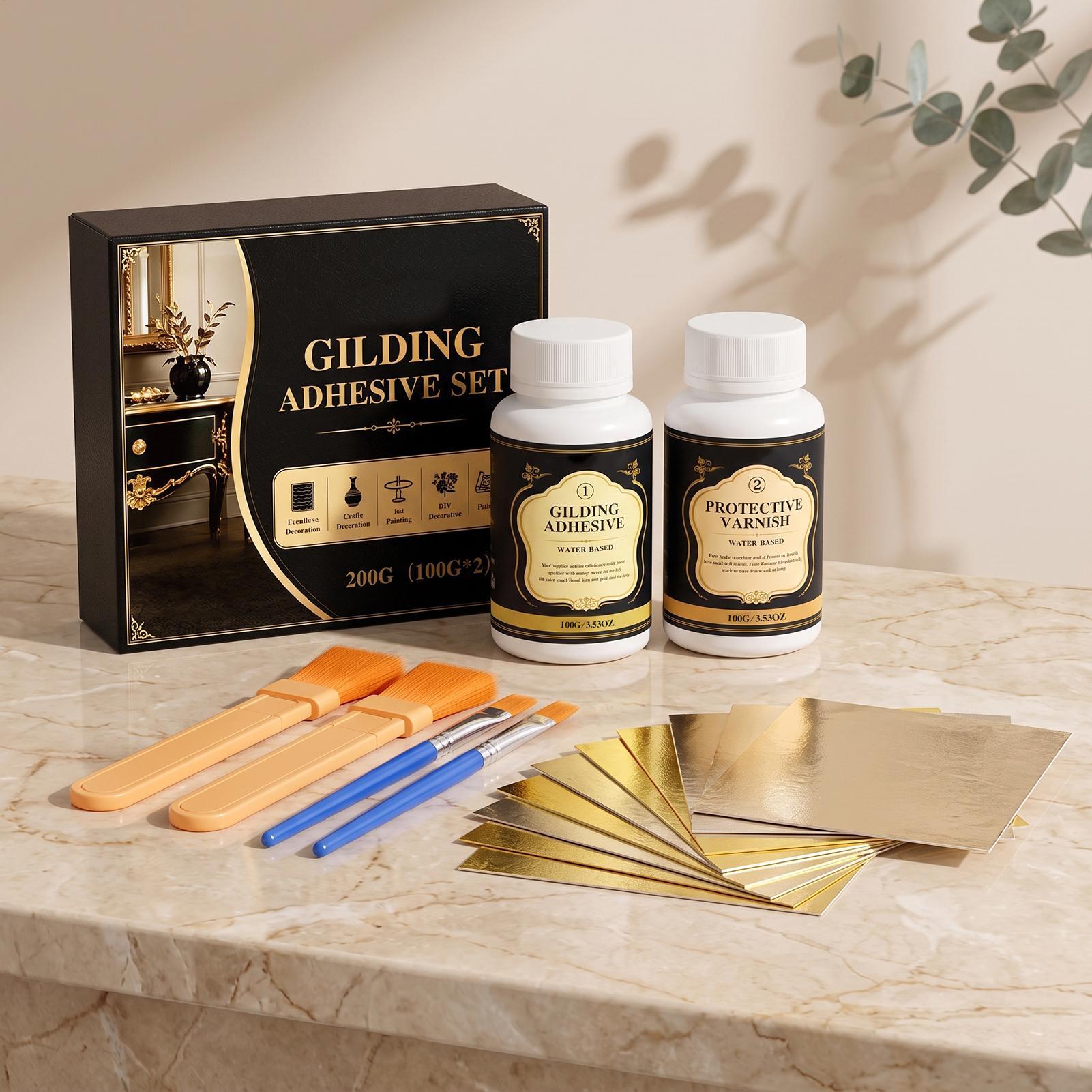 Gilding Adhesive Water-Based L - Art Craft Leaves ulasan dan harga