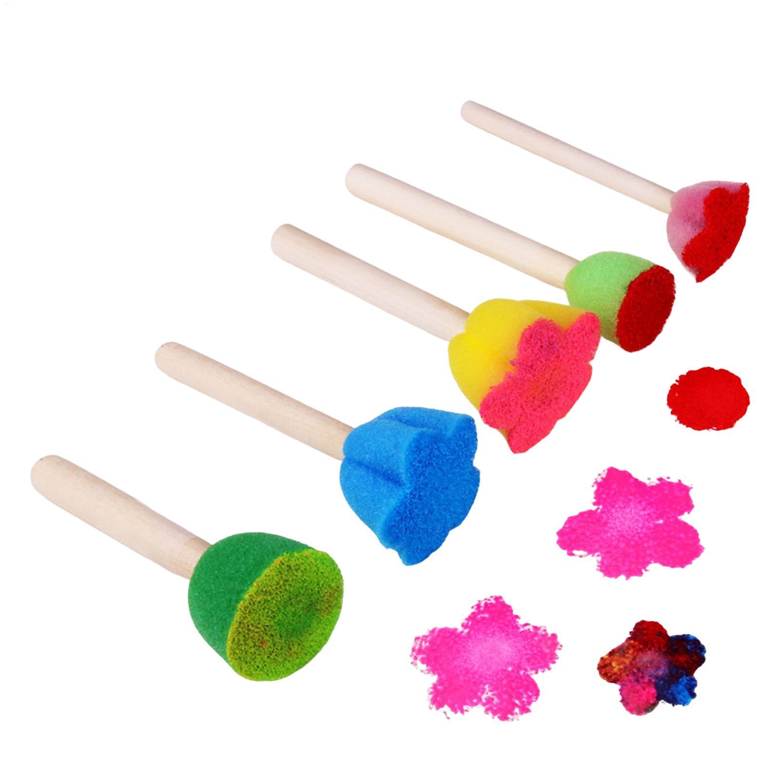 5PCS Reusable Kids Paint Spong - Art Craft For Preschool ulasan dan harga