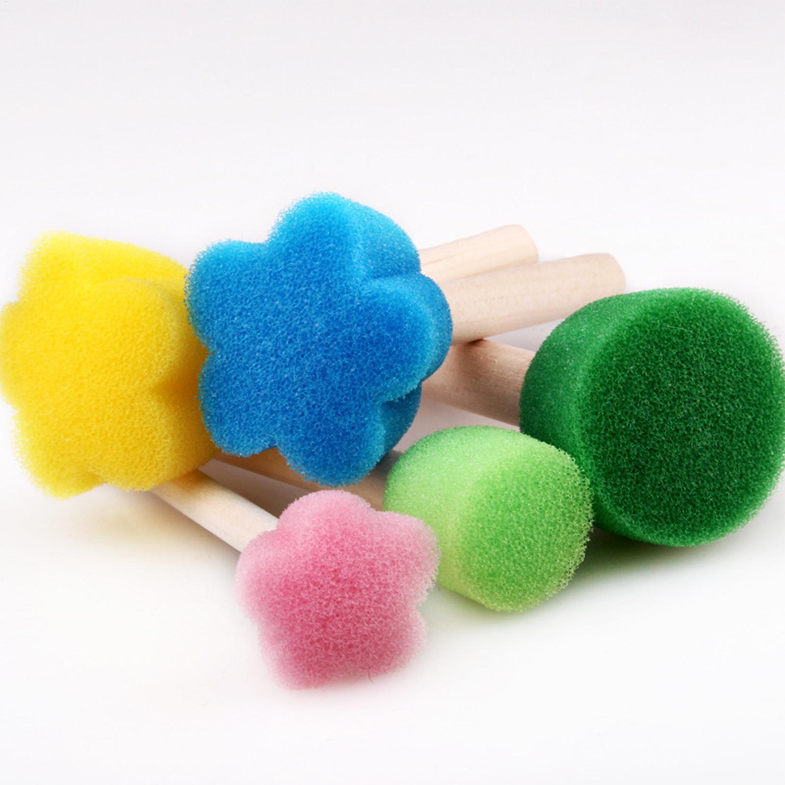 5PCS Reusable Kids Paint Spong - Art Craft For Preschool ulasan dan harga
