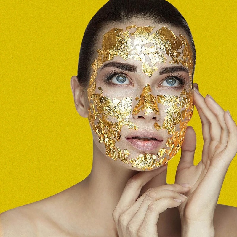 Real 24K Gold Leaf Sheets in 3 - Art Craft Leaves ulasan dan harga