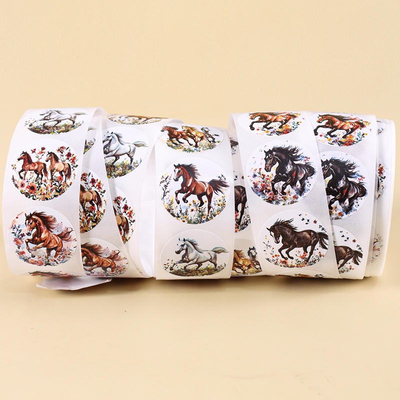 500pcs/Roll Horse Flower Stick - Art Craft Items ulasan dan harga