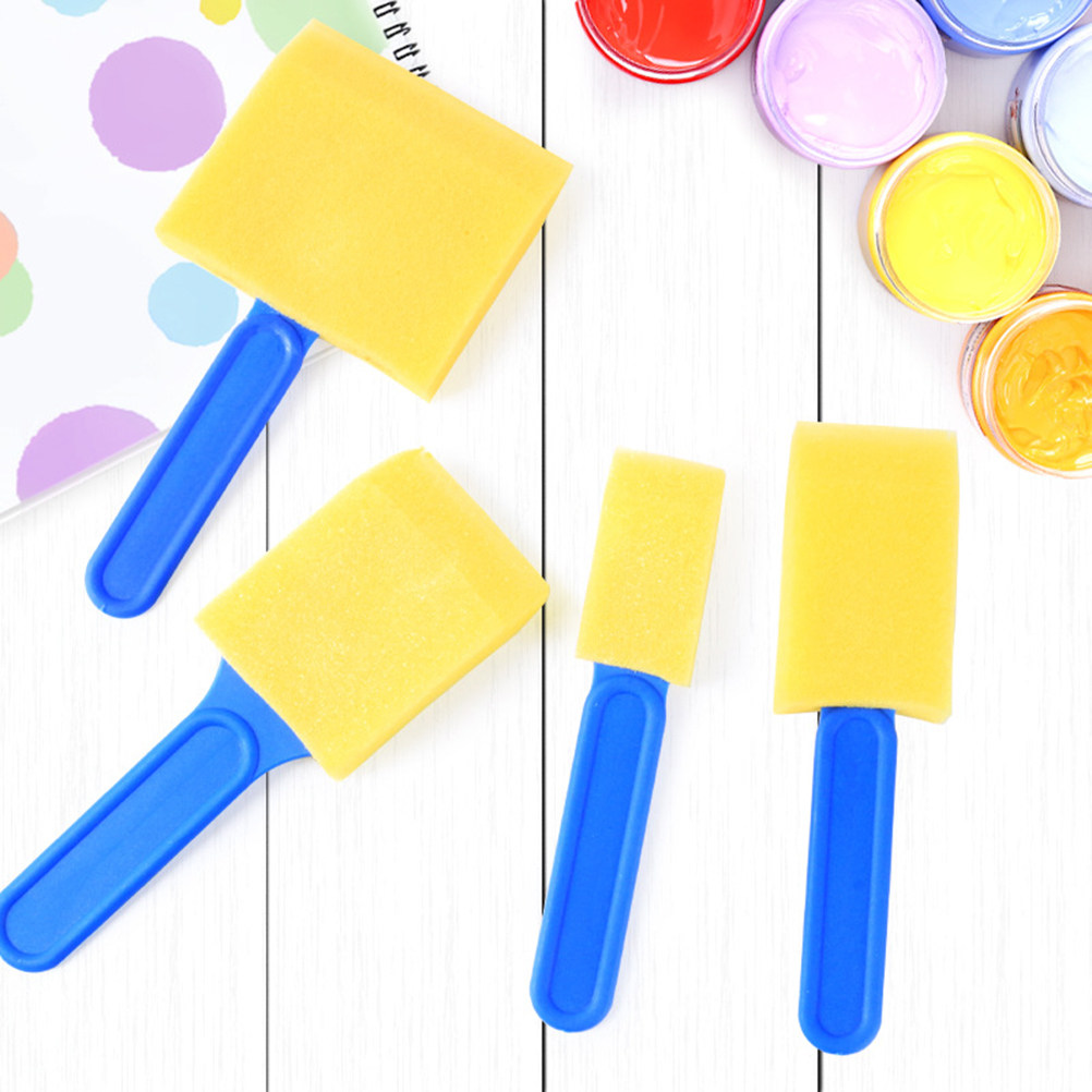 12Pcs Art Painting Sponge Brus - Art Craft For Preschool ulasan dan harga