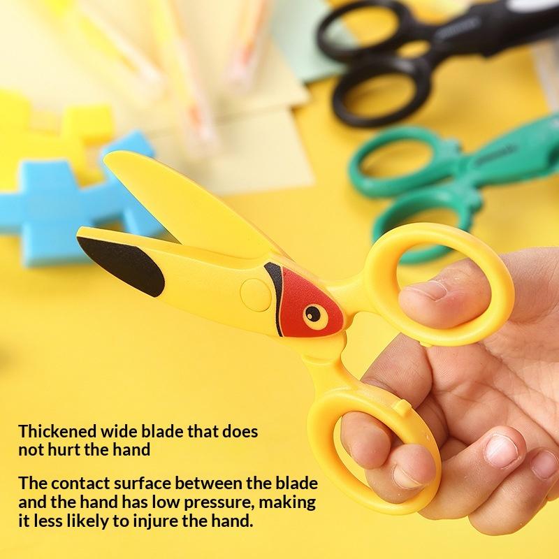 3Pcs Kids Plastic Scissors Cut - Art Craft For Preschool ulasan dan harga