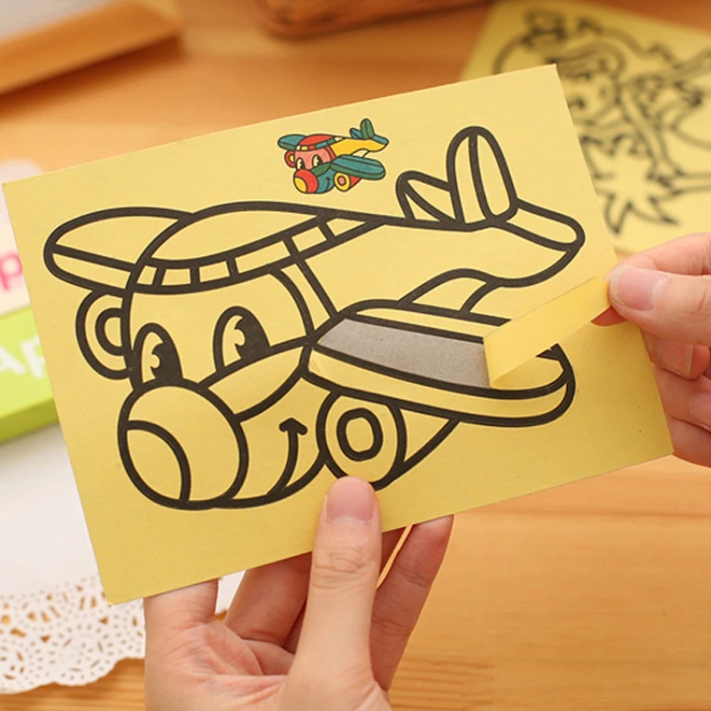 Childrens DIY Sand Art Kit Car - Art Craft For Preschool ulasan dan harga
