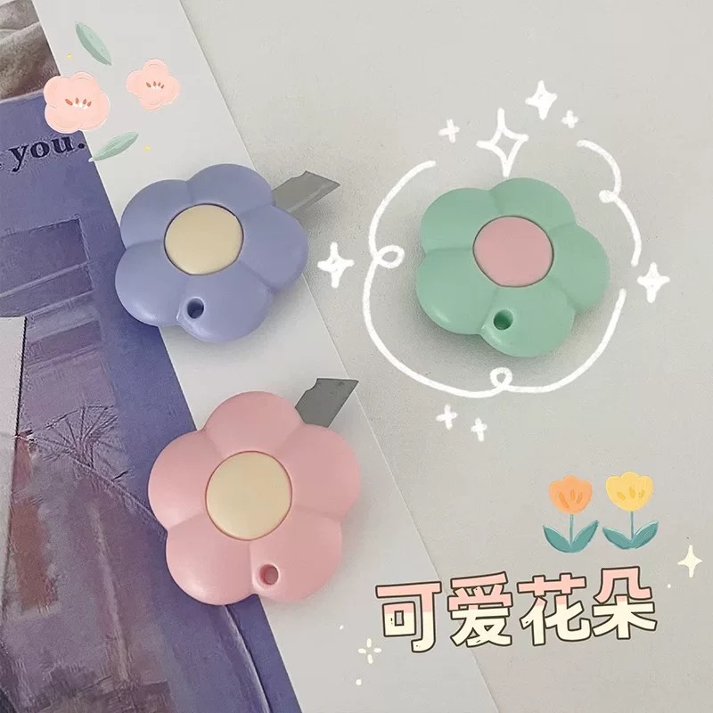 Cute Flower Art Utility Knife  - Art Craft Stationery ulasan dan harga