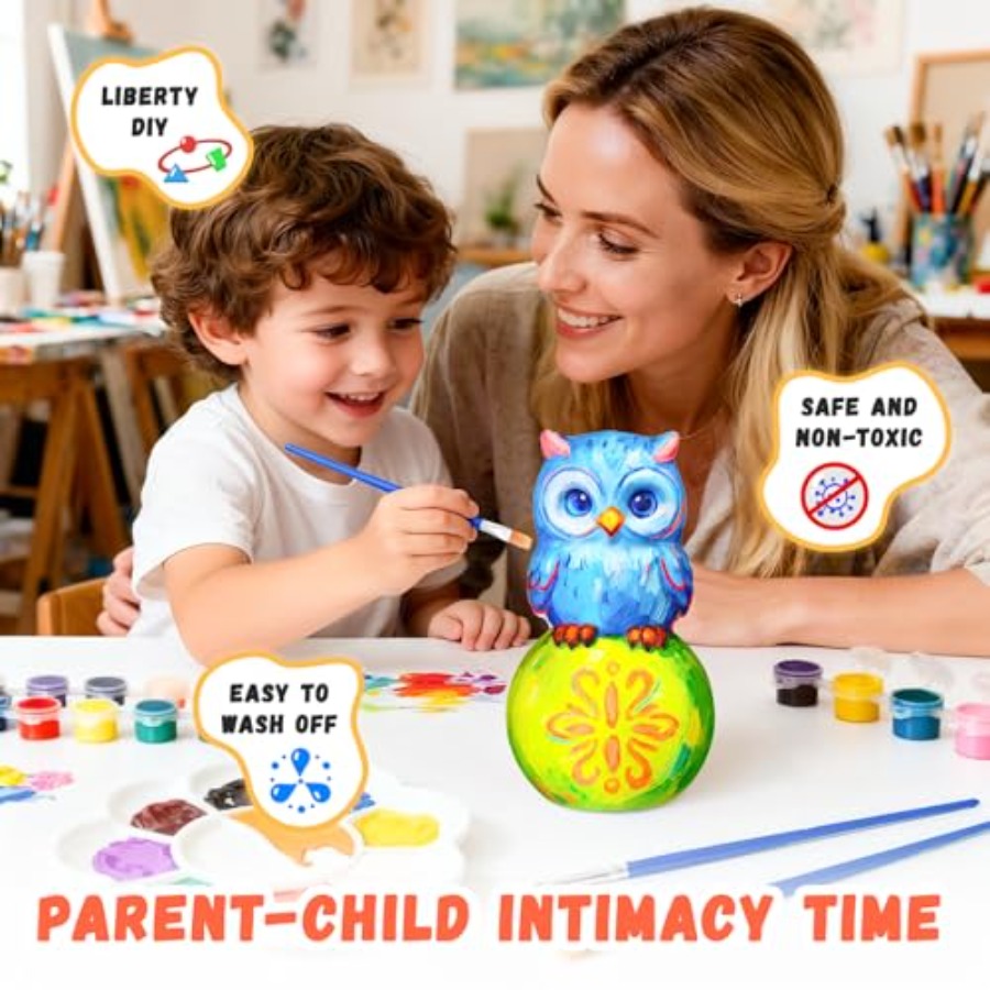 Paint Your Own Lamp Kit, Arts  - Art Craft Diy ulasan dan harga