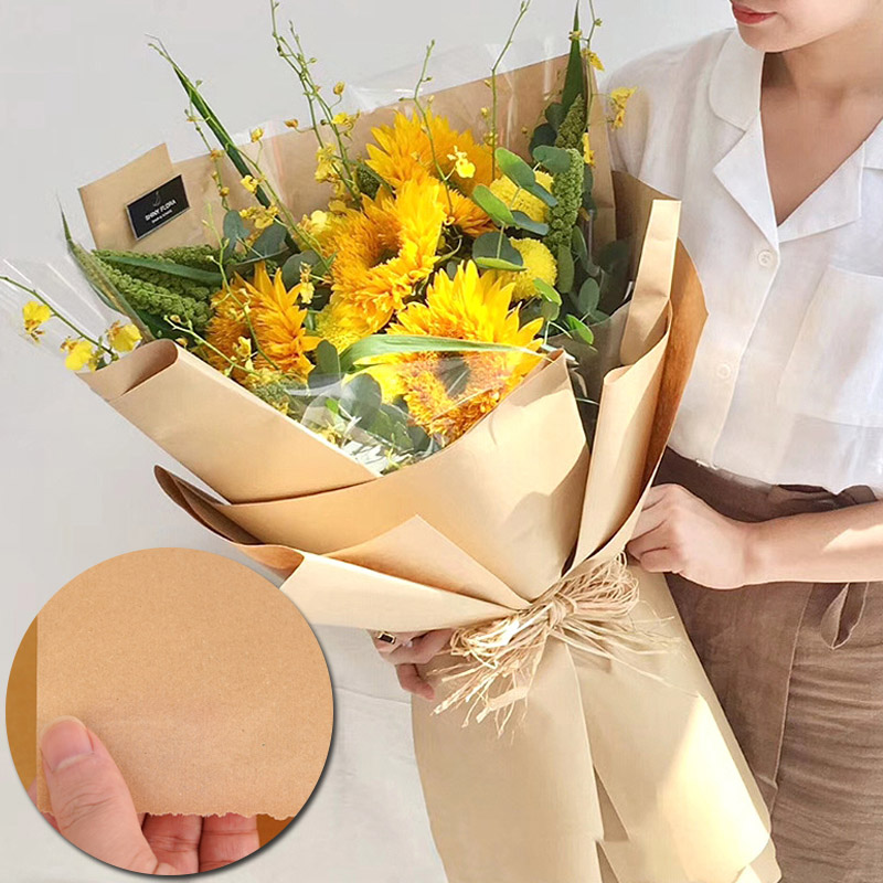 45CM*1000CM Brown Kraft Wrappi - Art Craft Items ulasan dan harga