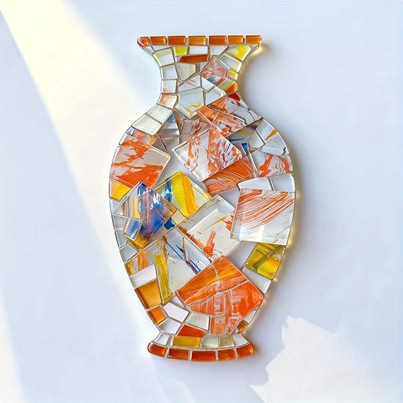 100g square mosaic hand-painte - Art Craft Bar ulasan dan harga
