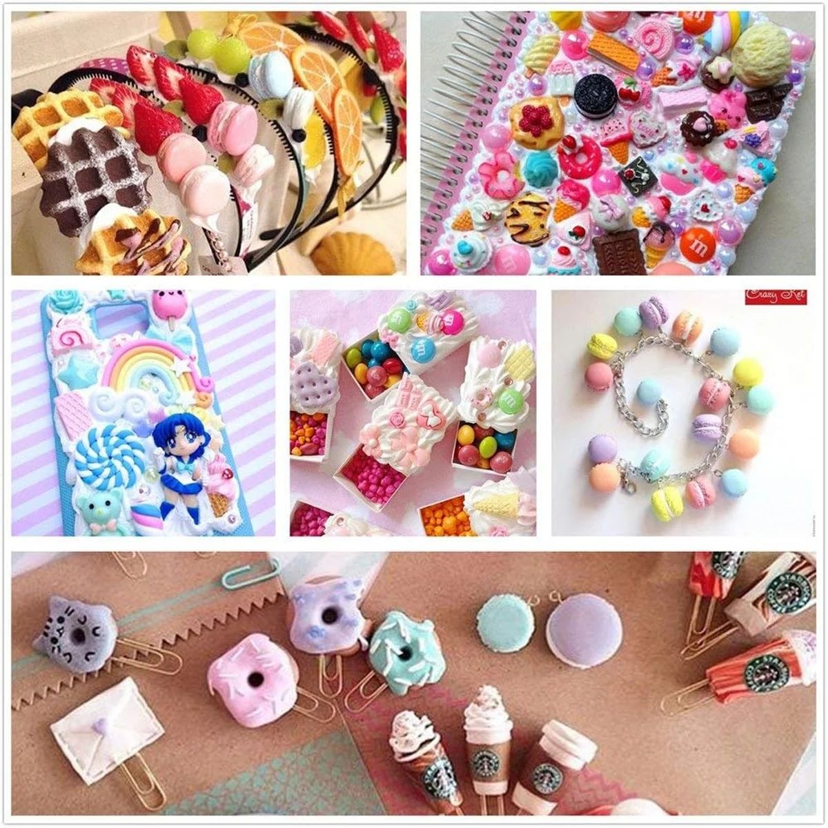 30pcs Random Candy Slime Charm - Art Craft Items ulasan dan harga