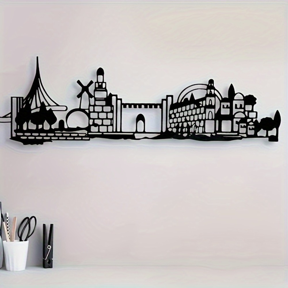 CIFBUY Metal Wall Art Jerusale - Art & Craft Clipart ulasan dan harga