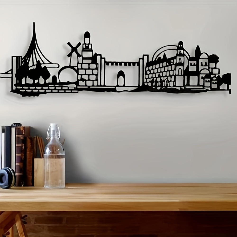 CIFBUY Metal Wall Art Jerusale - Art & Craft Clipart ulasan dan harga