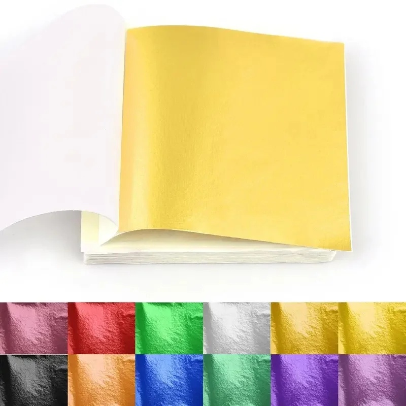 100-300pcs Imitation Gold Silv - Art Craft Leaves ulasan dan harga