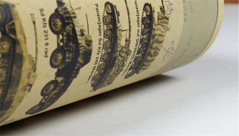51x35cm Vintage World War II T - Art Craft Bar ulasan dan harga
