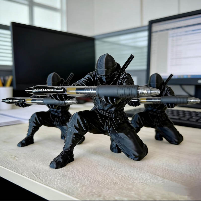 Desktop Art 3D Printed Ninja P - Art Craft Stationery ulasan dan harga