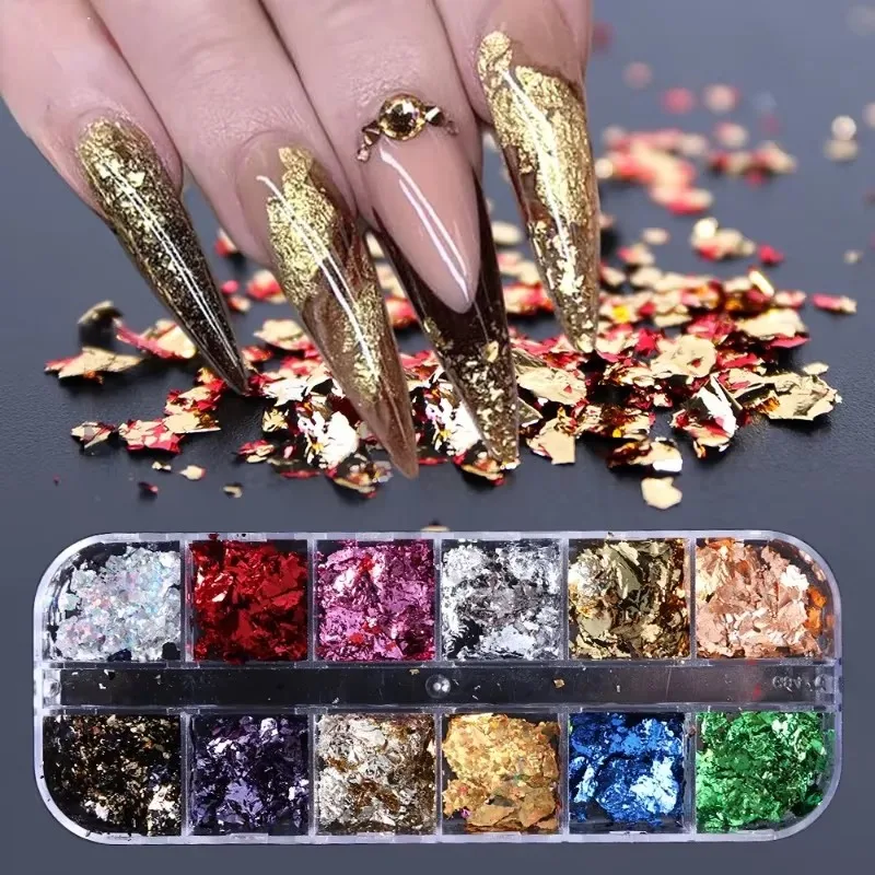 500 Sheets Imitation Gold Silv - Art Craft Leaves ulasan dan harga