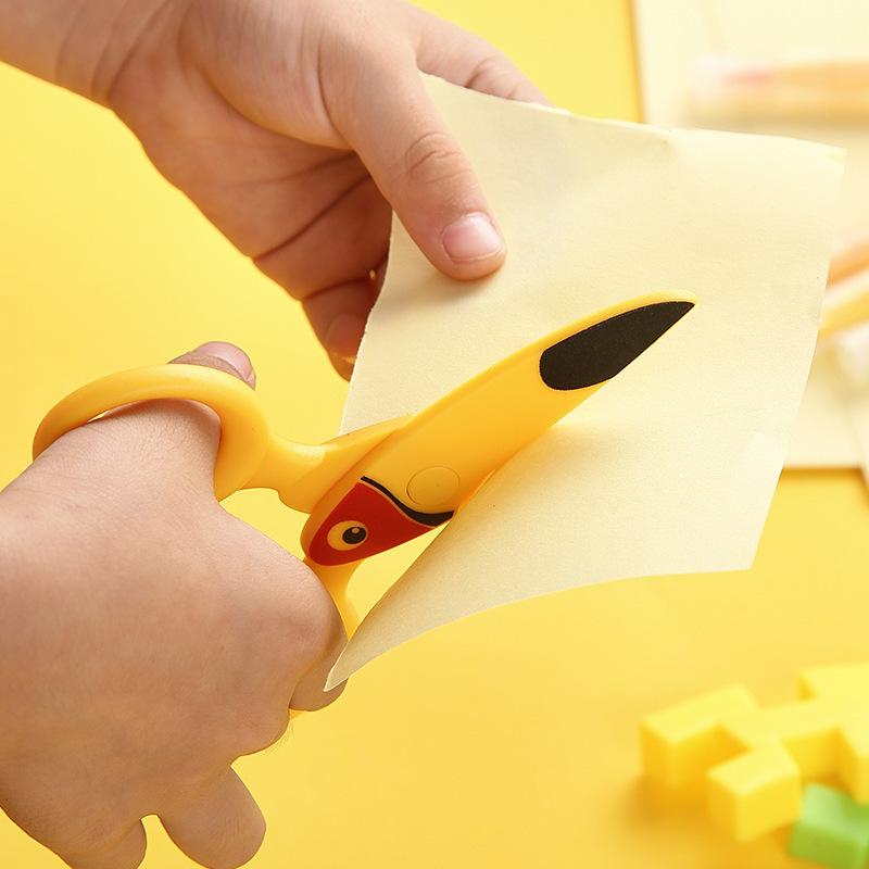 *3Pcs Kids Plastic Scissors Cu - Art Craft For Preschool ulasan dan harga
