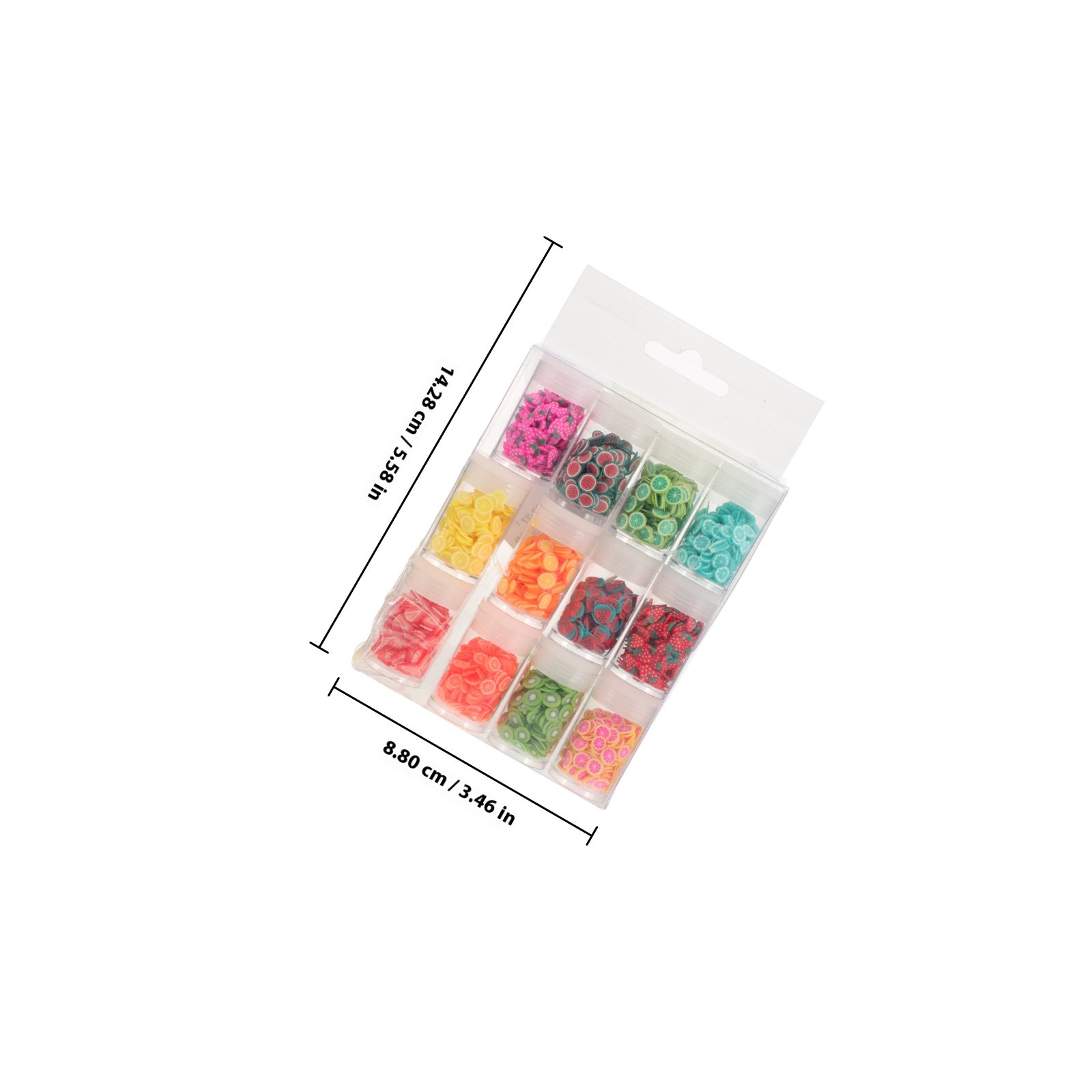 12 Boxes Assorted Fruit Nail A - Craft And Art Difference ulasan dan harga