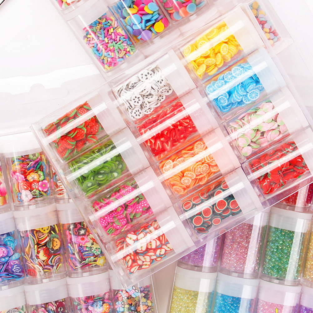 12 Boxes Assorted Fruit Nail A - Craft And Art Difference ulasan dan harga
