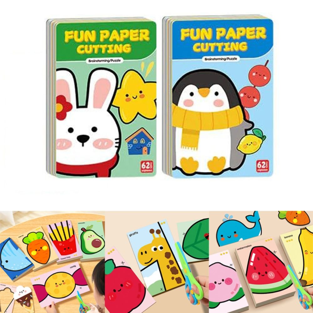 Safety Children Paper Cuttings - Art Craft For Preschool ulasan dan harga