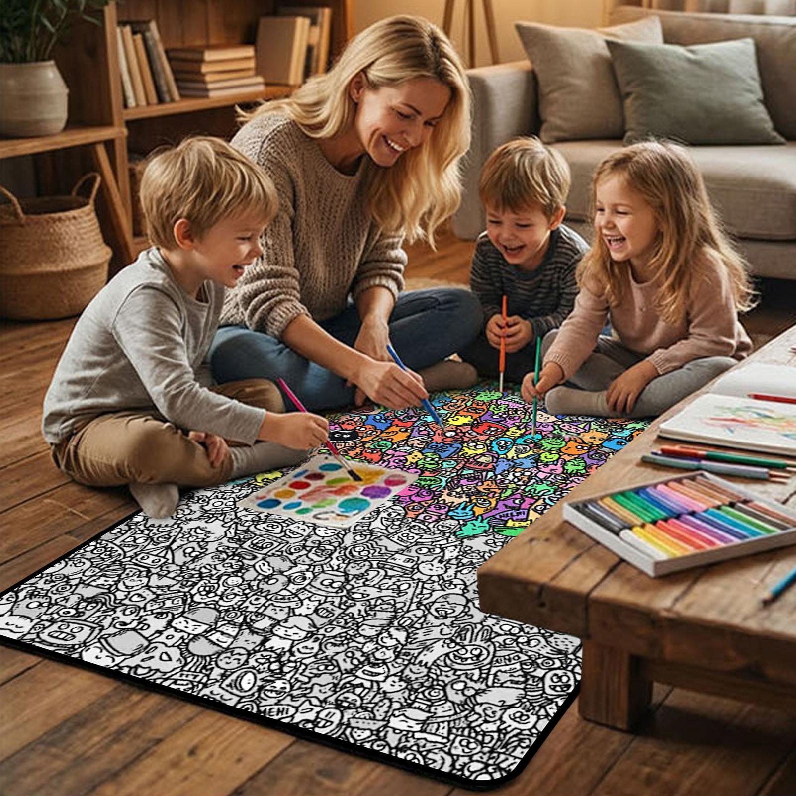 Coloring Blanket DIY Washable  - Art Craft For Preschool ulasan dan harga