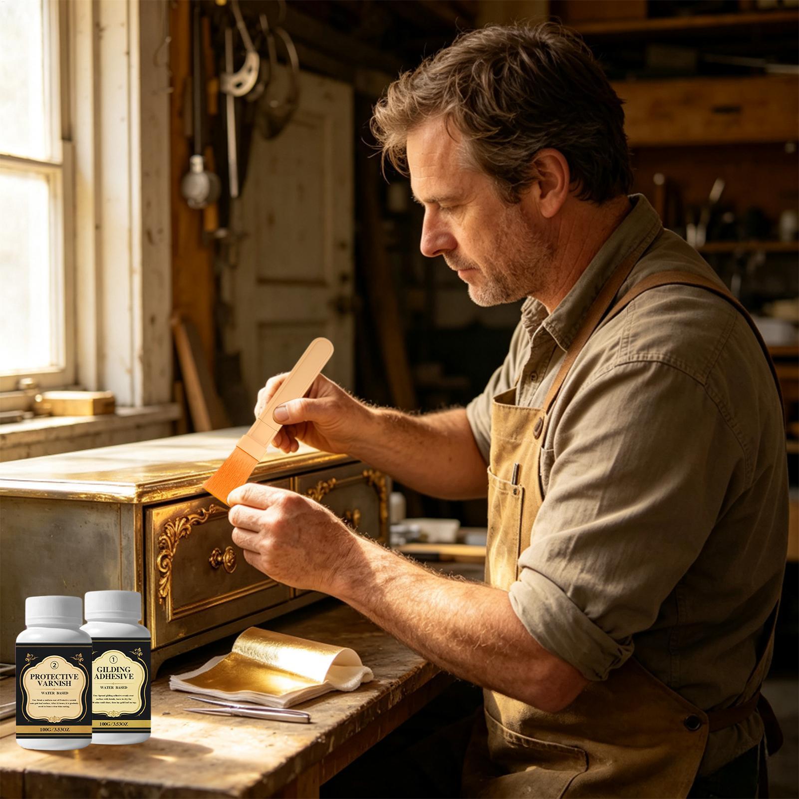 Gilding Adhesive Water-Based L - Art Craft Leaves ulasan dan harga