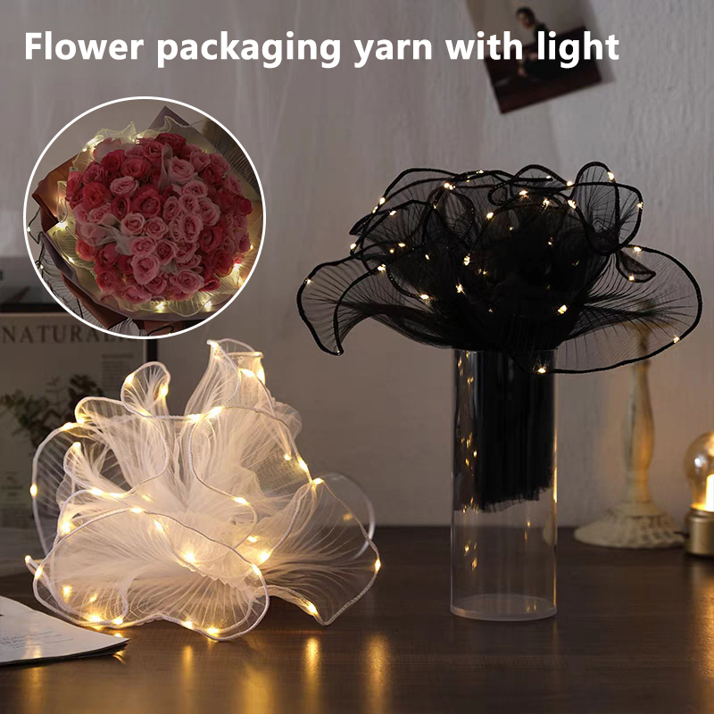1Pcs LED Flower Wrapping Paper - Art Craft Items ulasan dan harga