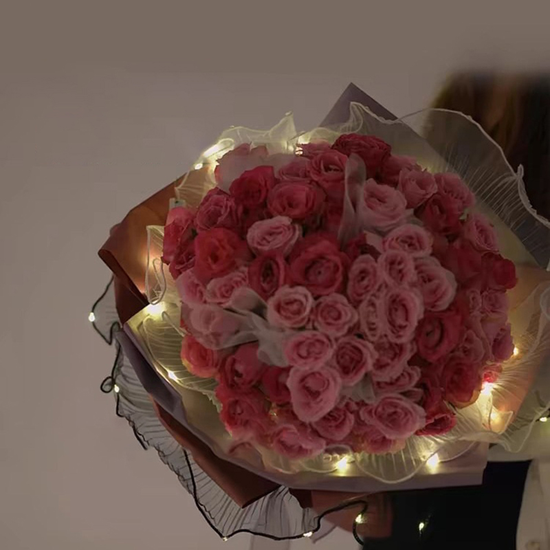 1Pcs LED Flower Wrapping Paper - Art Craft Items ulasan dan harga