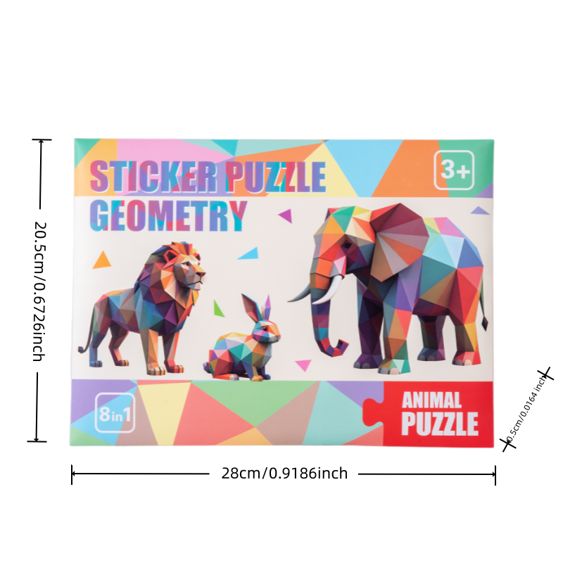 Educational Geometry Animal St - Art Craft For Preschool ulasan dan harga