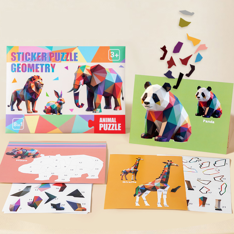 Educational Geometry Animal St - Art Craft For Preschool ulasan dan harga