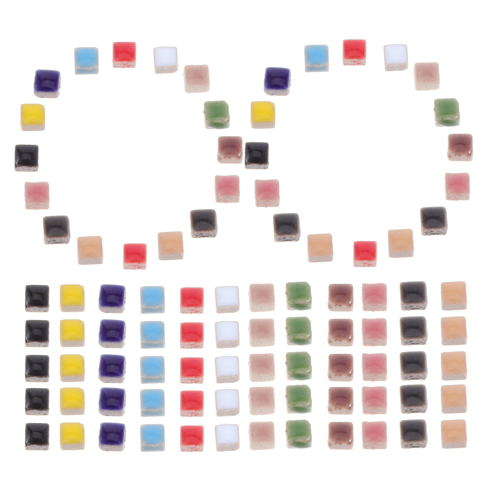 Mosaic Ceramic Tiles for DIY A - Art Craft Easy ulasan dan harga