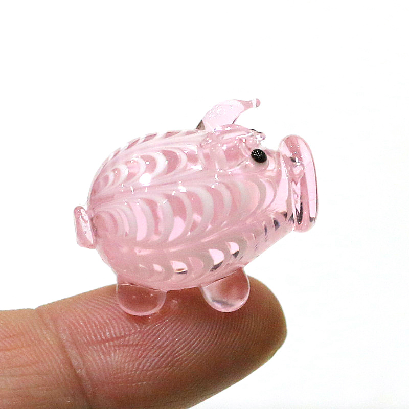 Murano Glass Pig Mini Figurine - Craft And Art Difference ulasan dan harga