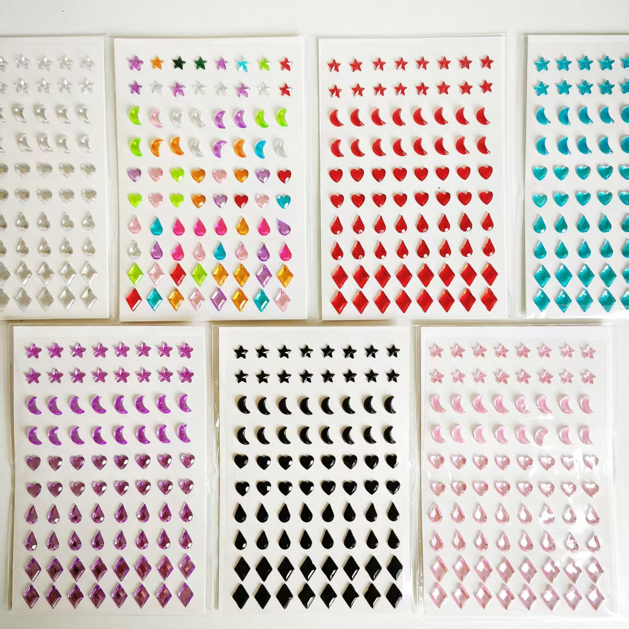 Acrylic 3D Gem Sticker Art Cro - Art Craft Diy ulasan dan harga