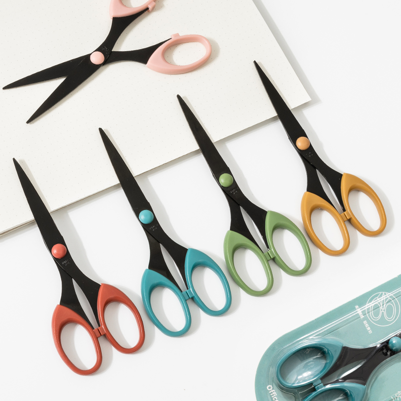 1-5Pcs Morandi Color Scissor S - Art Craft Stationery ulasan dan harga