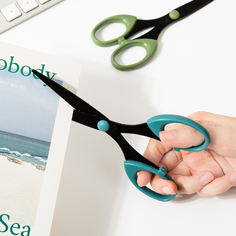 1-5Pcs Morandi Color Scissor S - Art Craft Stationery ulasan dan harga