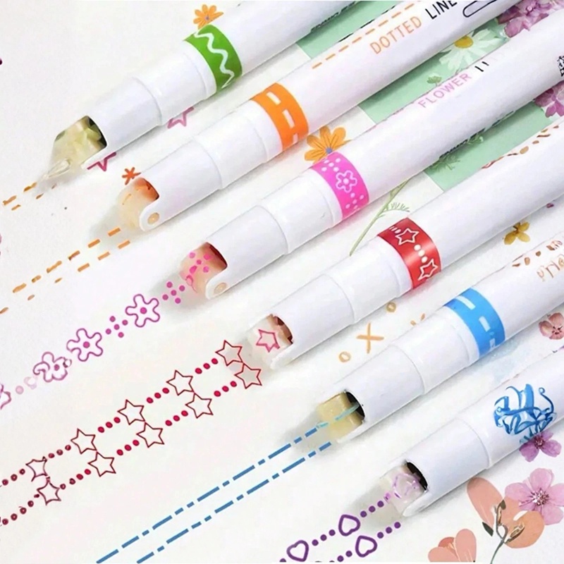 6Pcs Roller Tip Curve Liner Fo - Art Craft Stationery ulasan dan harga