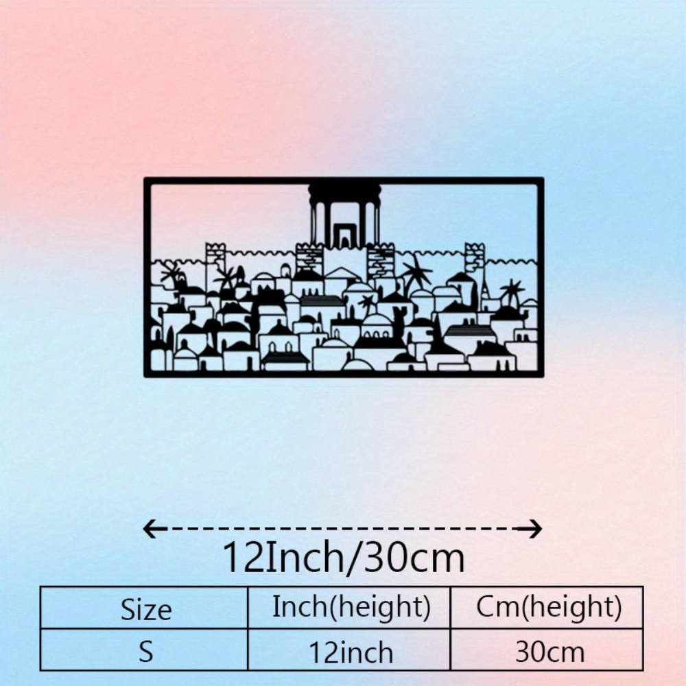 CIFBUY Metal Wall Art Jerusale - Art & Craft Clipart ulasan dan harga