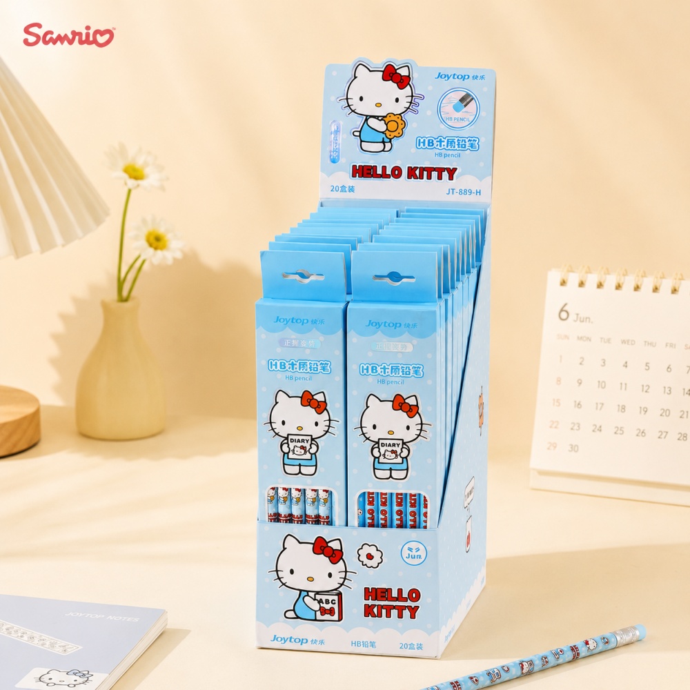 Genuine Sanrio Hello Kitty Cut - Calligraphy Pen Set ulasan dan harga