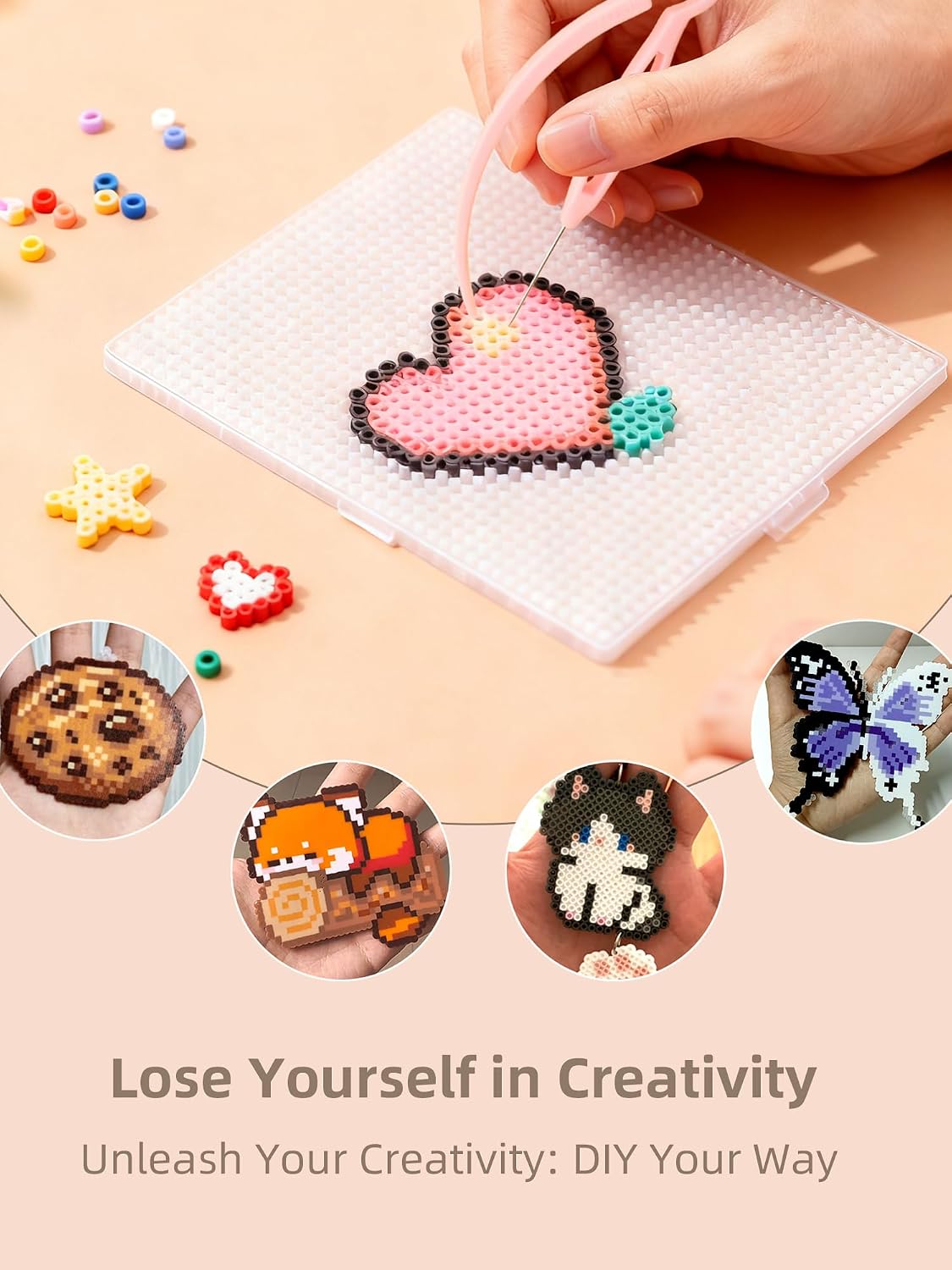 Fuse Beads Kit-Easy DIY-96 Col - Art Craft Diy ulasan dan harga